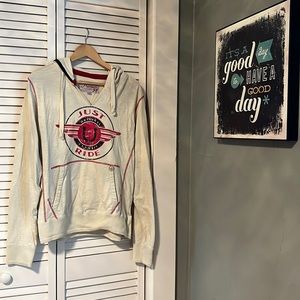 Cotton blend hoodie size M “Just Ride”